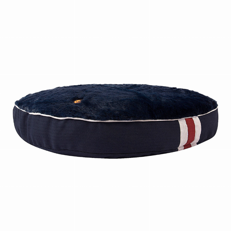 Halo Sam Round Dog Bed M EC Navy