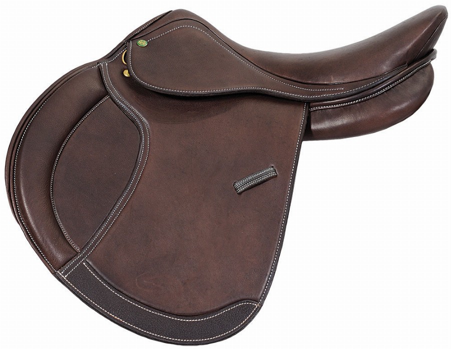 Henri de Rivel Covered Pro Concept Close Contact Saddle 17 Havana