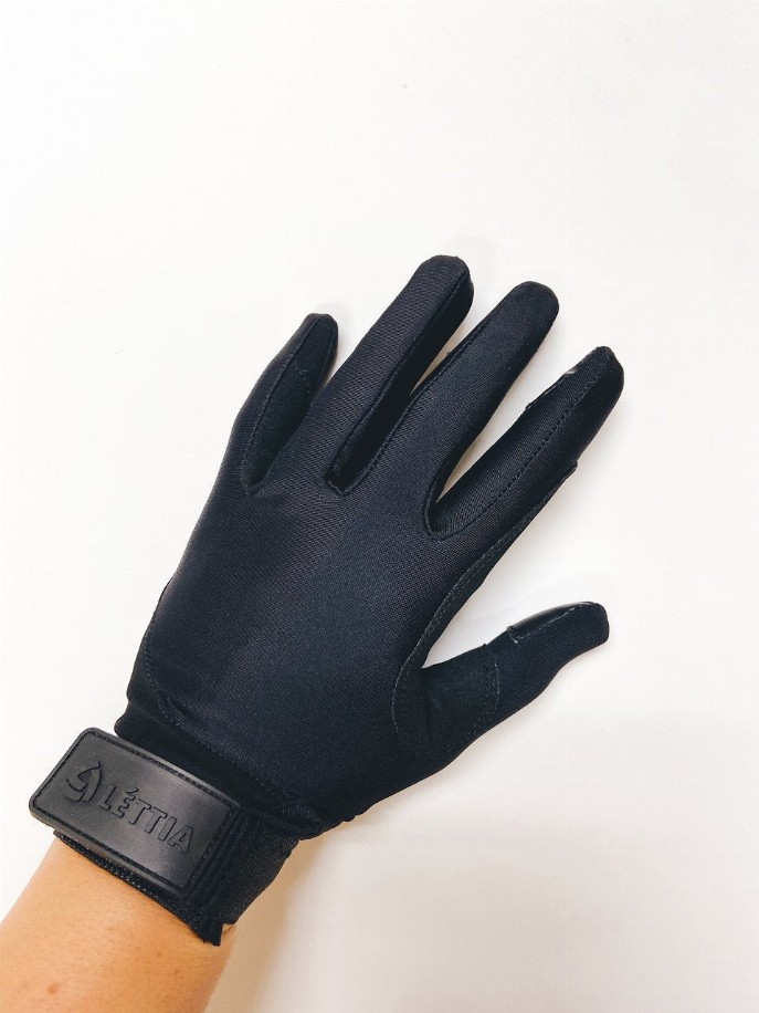 Lettia Adult Shield Gloves - 6 Black