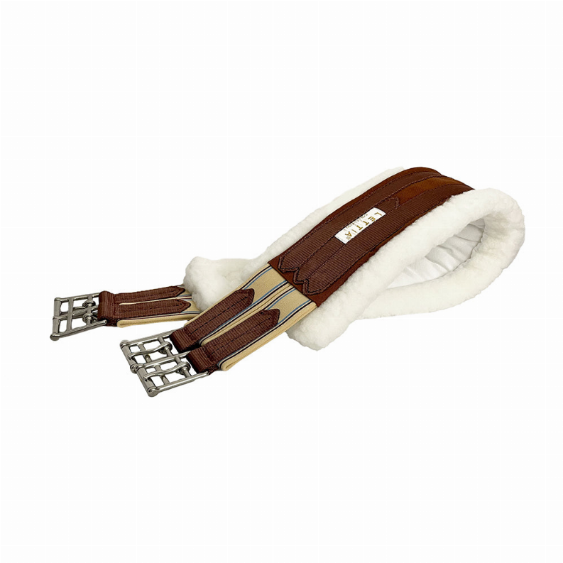 Lettia CoolMax Fleece Lined Girth 52" Brown