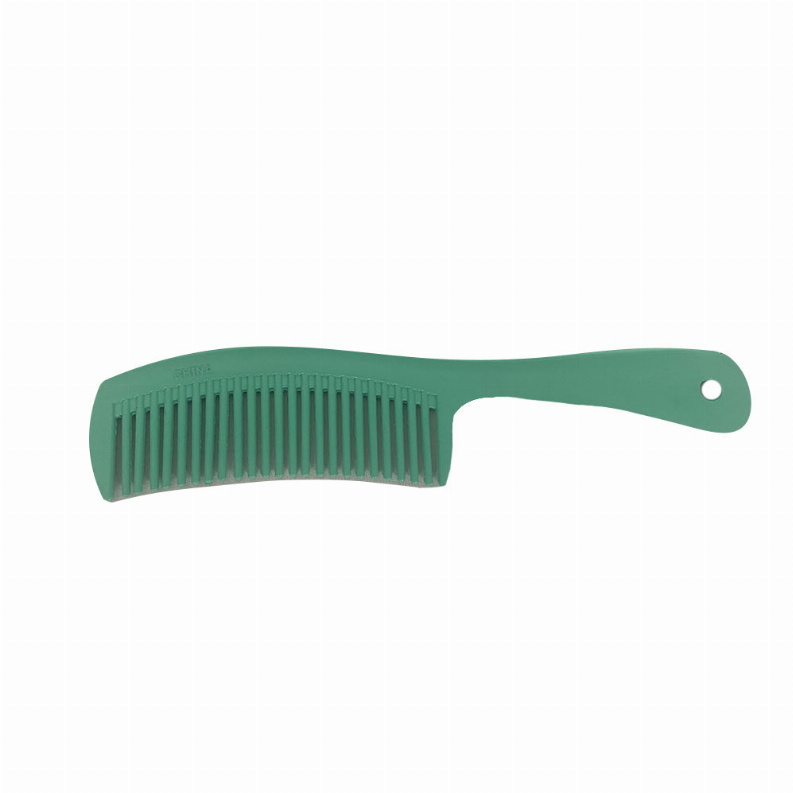 Tuffrider Aluminum Comb with Handle - 8 Green