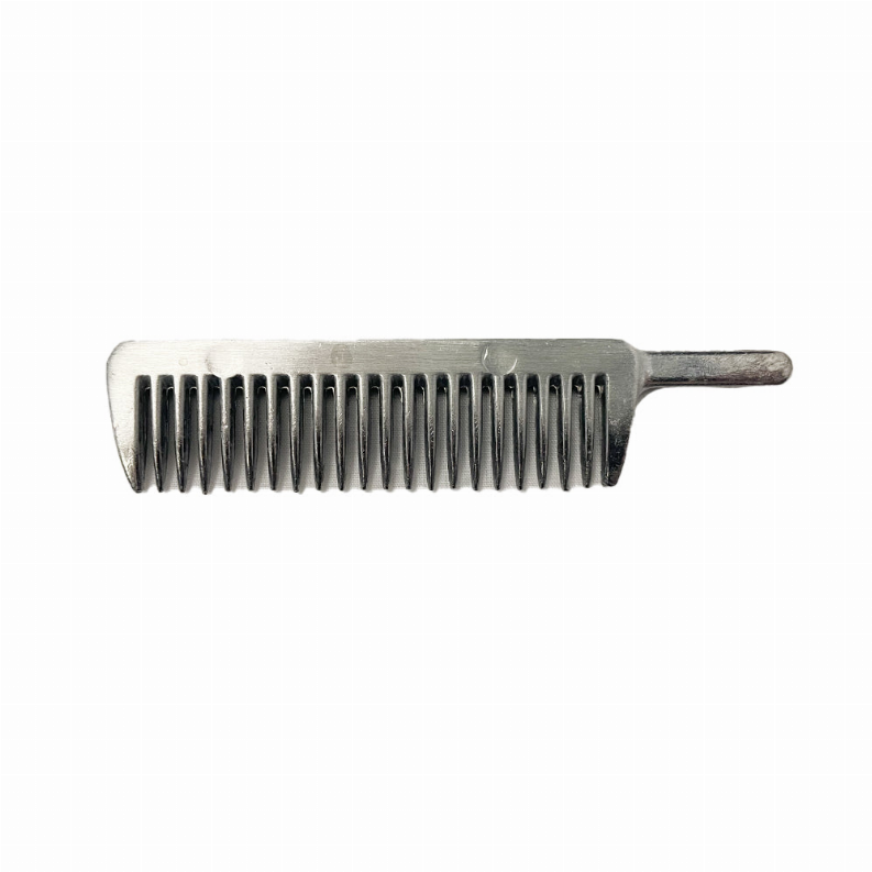 TuffRider Aluminum Comb with Wooden Handle