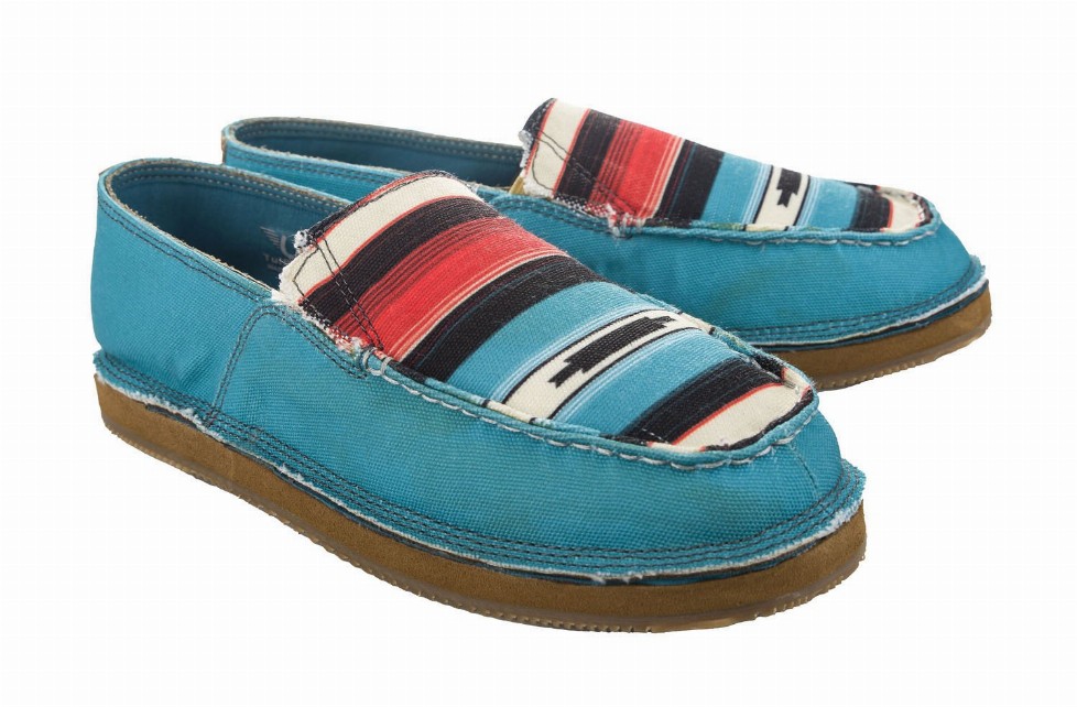 TuffRider Women Slip-On Canvas Graphix Shoes 8.5 Vivid Stripes