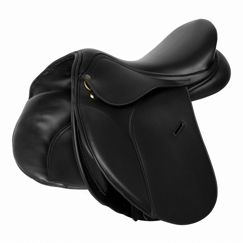 Vegan-X All Purpose Pony Saddle - 16.5 Black Regular