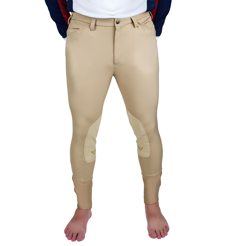 TuffRider Men's Claudio Knee Patch Breeches 32  Safari