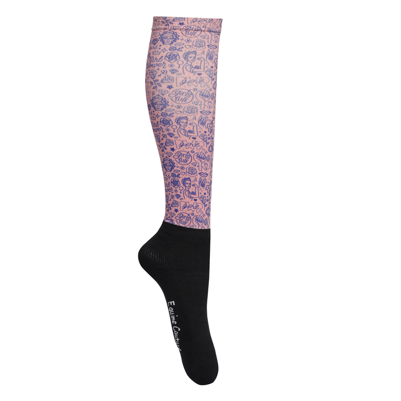 Equine Couture OTC Boot Socks  Standard  Feminist