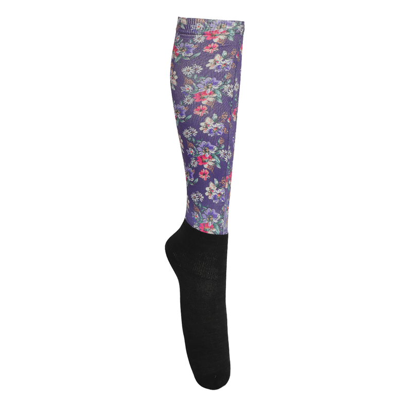 Equine Couture OTC Boot Socks  Standard  Floral