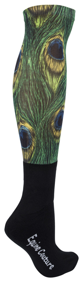 Equine Couture OTC Boot Socks  Standard  Peacock