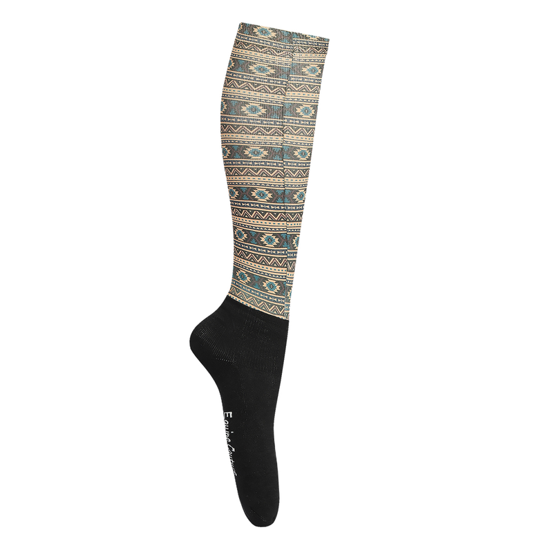 Equine Couture OTC Boot Socks  Standard Aztec