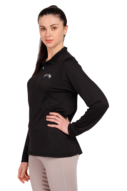 Equine Couture Cavaletti Sport Shirt  XL  Black 