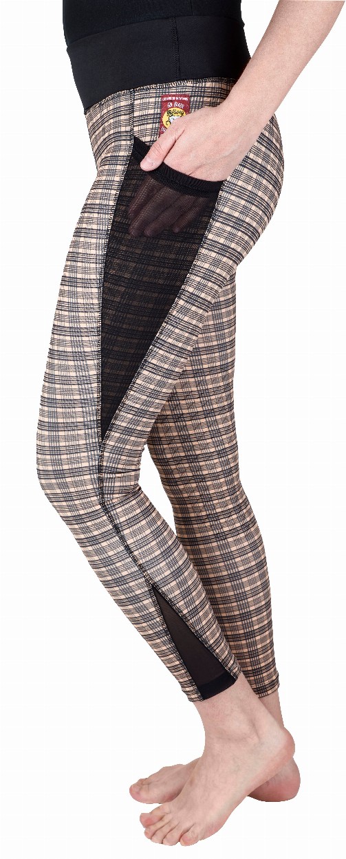 EQUINE COUTURE BAKER TIGHTS L Safari