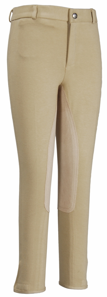 TuffRider Children's Cotton Full Seat Breeches  14  Light Tan 