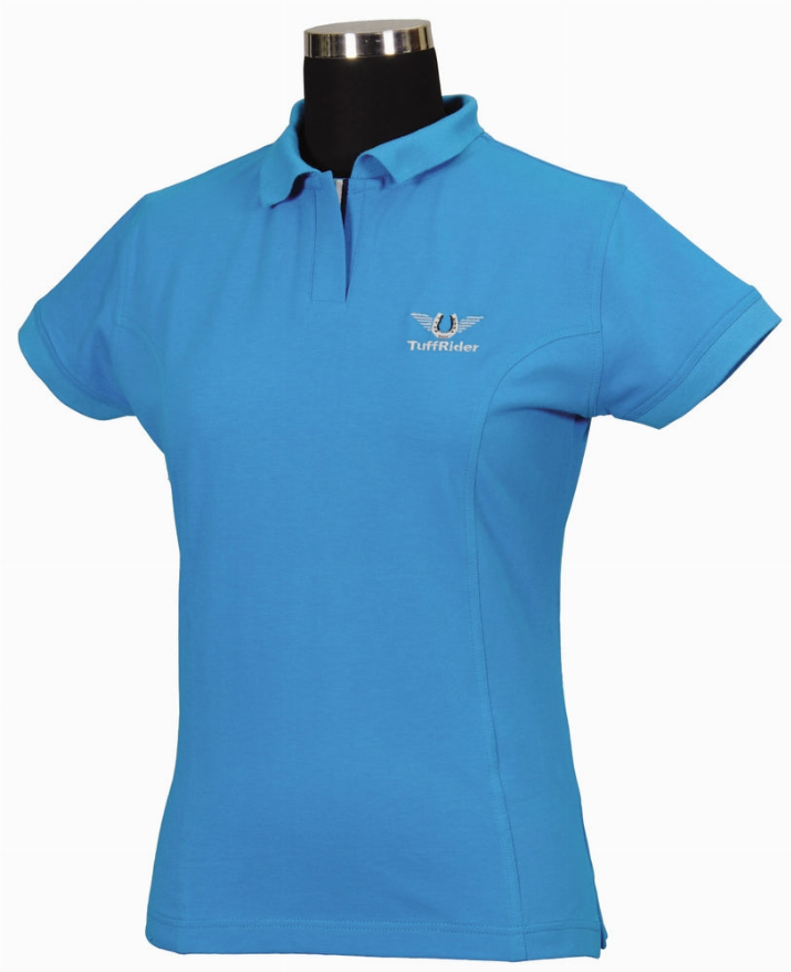 TuffRider Children's Polo Sport Shirt XL OCEAN