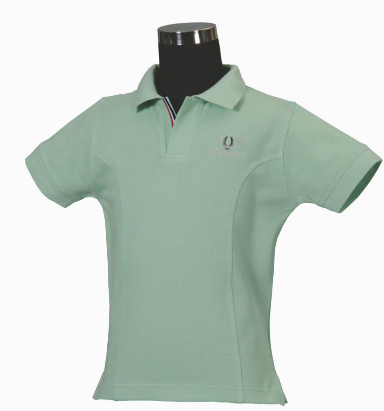 TuffRider Children's Polo Sport Shirt M Mist Green