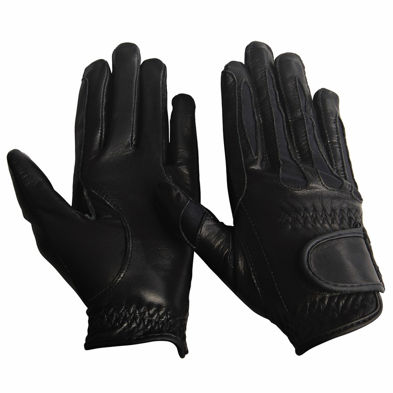 TuffRider Children's Stretch Leather Riding Gloves 