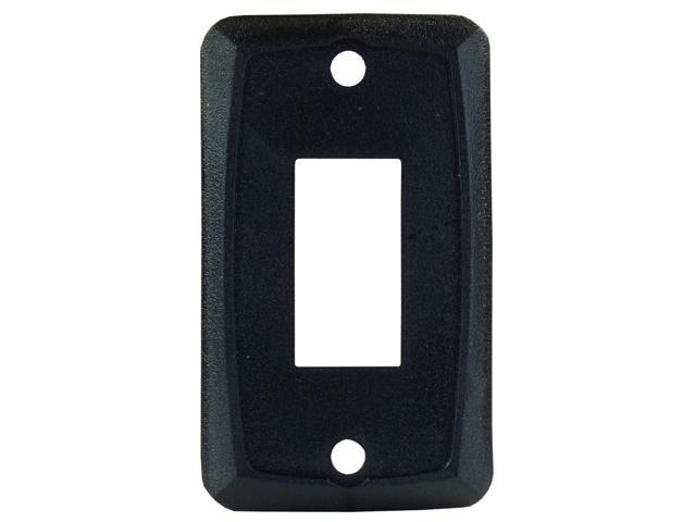 Single Face Plate, Black