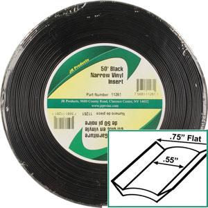 50FT NARROW VINYL INSERT - BLACK