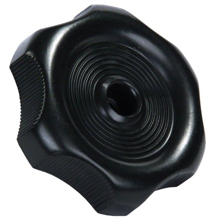 WINDOW KNOB W/1IN SHAFT, BLACK