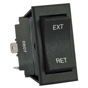 12V 5Th Wheel & Tongue Jack Switch, Black