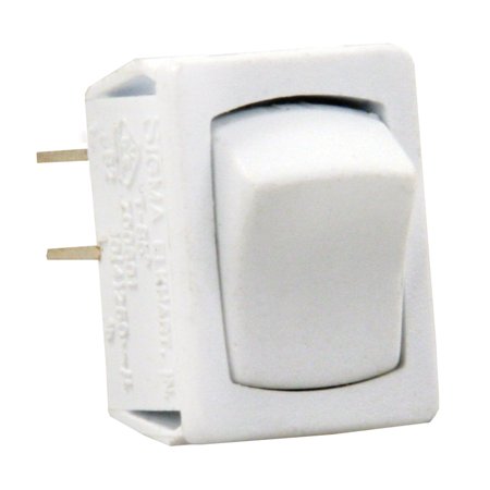 Mini On/Off Switch Spst, White