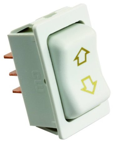 Slide-Out Switch, 4-Pin, White