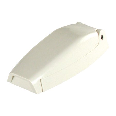 Baggage Door Catch, Bullet, Colonial White