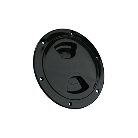 4IN ACCESS/DECK PLATE, BLACK