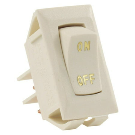 LABELED 12V ON/OFF SWITCH IVORY