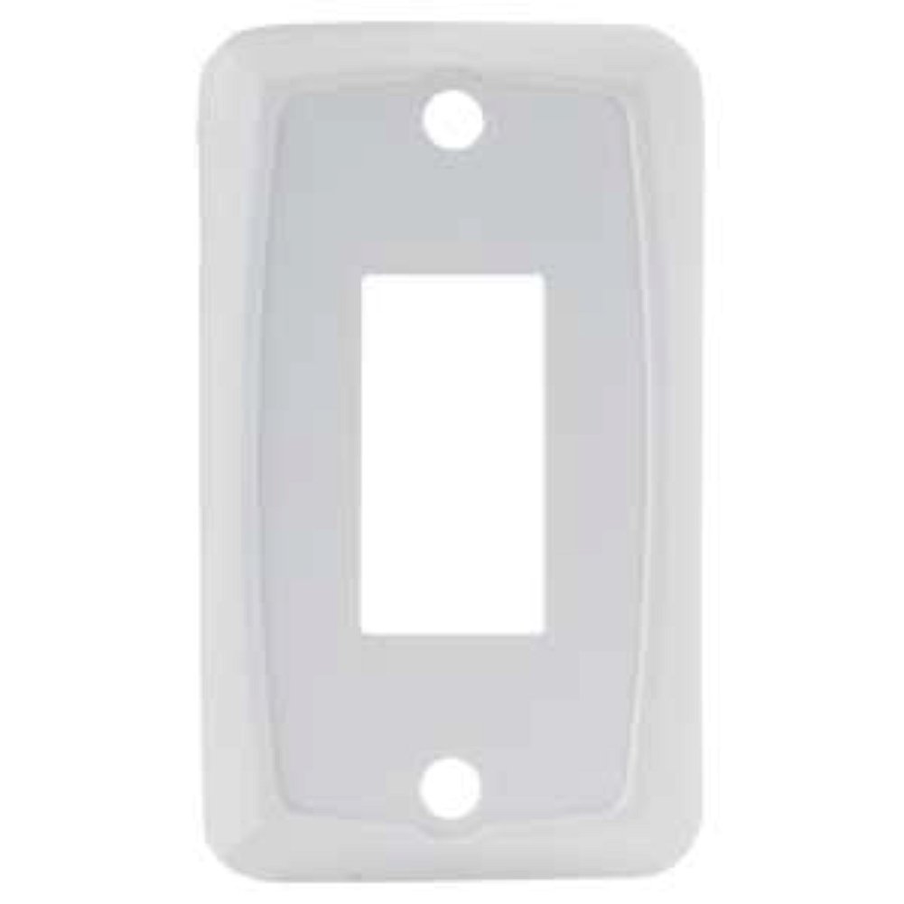 SINGLE FACE PLATE WHITE