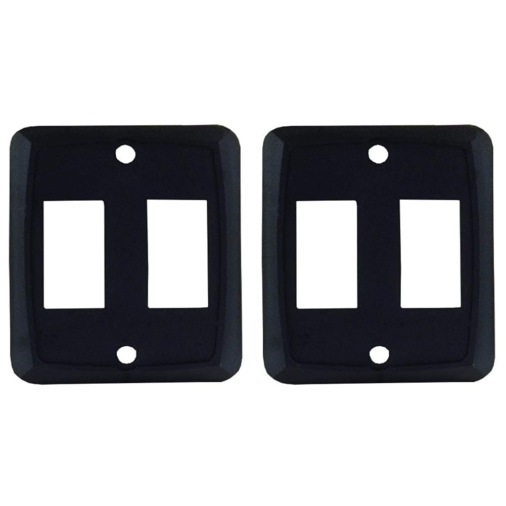 DOUBLE FACE PLATE BLACK