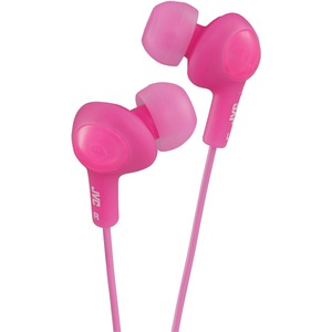 JVC HAFX5P Gumy Plus Inner-Ear Earbuds (Pink)