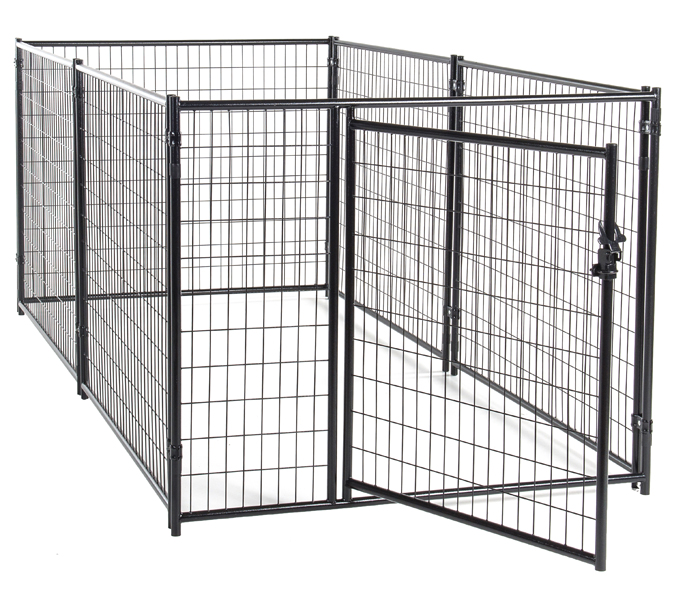 Lucky Dog 4'H x 5'W x 10'L Modular Kennel Welded Wire kit