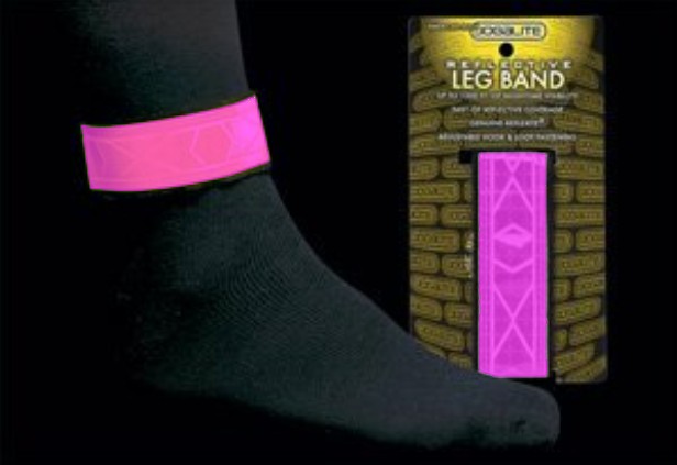 Reflective Universal Arm/Leg Band - Single Pink