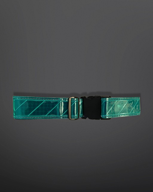 Reflective Web Belt - Dark Green