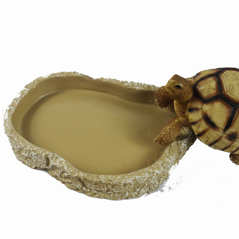 Jungle Bob Flat Turtle Food Dish