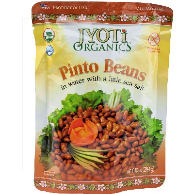 Jyoti Organics Pinto Beans (6x10OZ )