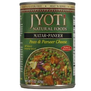 Jyoti Matar Paneer Peas Cheese (12x15 Oz)