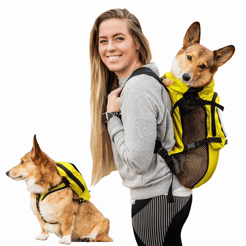 Walk-On with Harness & Storage - Small (13-15" Neck 13-18" Chest) Buttercup Yellow