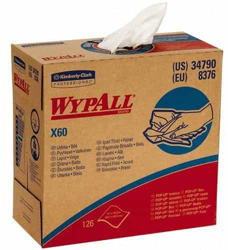34790 X60 Wypall Terry Wipes