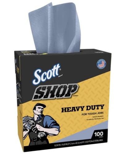 54014 100Ct Box Heavy Duty Shop Towel