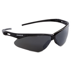 Nemesis V30 Safety Glasses, Black Frame, Smoke Lens 