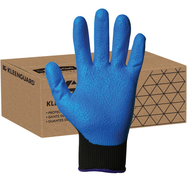 G40 Nitrile Coated Gloves, Small/Size 7, Blue, 12 Pairs