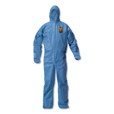 A20 Breathable Particle Protection Coveralls, X-Large, Blue, 24/Case