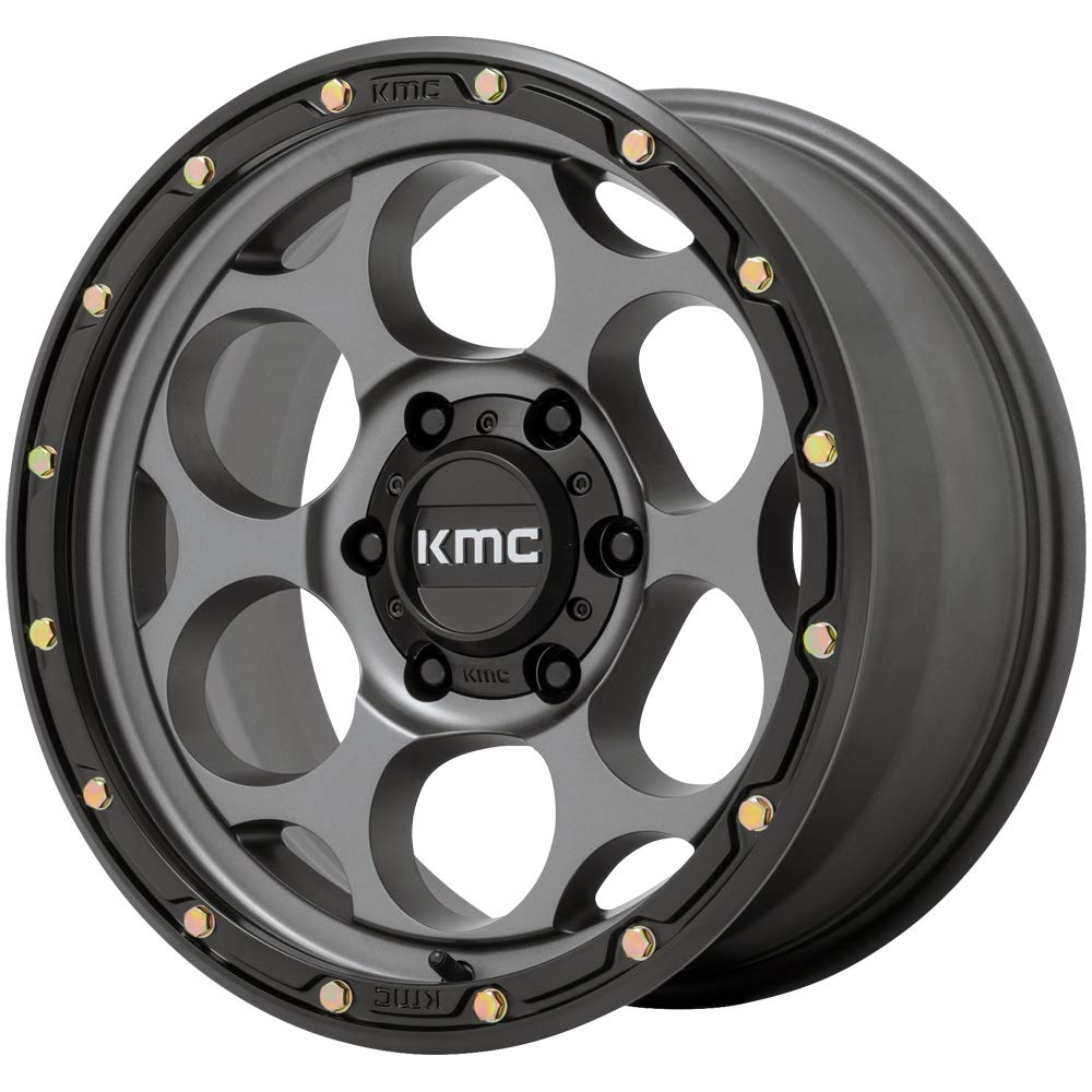 DIRTY HARRY 17x8.5 5x127.00 SATIN GRAY W/ BLACK LIP (0 mm)