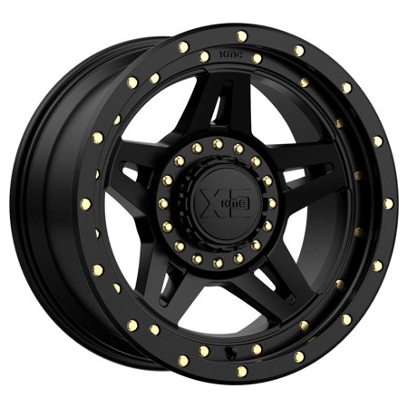 BRUTE 17x9 5x127.00/5x139.70 SATIN BLACK (-12 mm)