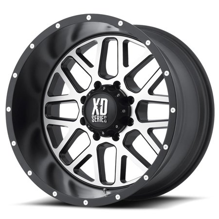 KMC XD SERIES XD820 GRENADE SATIN BLK W/MACH FACE 20x9 6X5.5 bp 5.00 b/s 00 offs