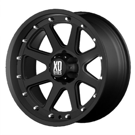 KMC XD SERIES 17x9 798 ADDICT MATTE BLACK 5X5.0 bp 4.53 b/s -12 offset