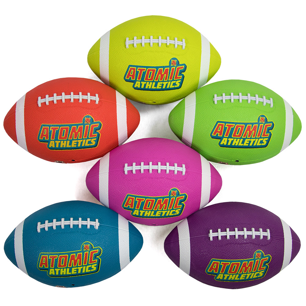 6 Youth Size Neon Footballs