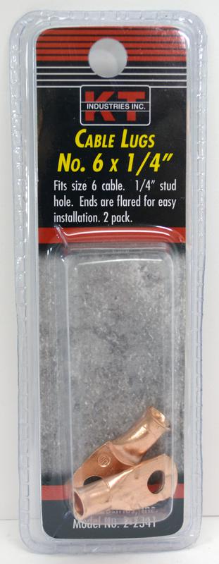 2-2341 6X1/4 2Pk Cable Lug