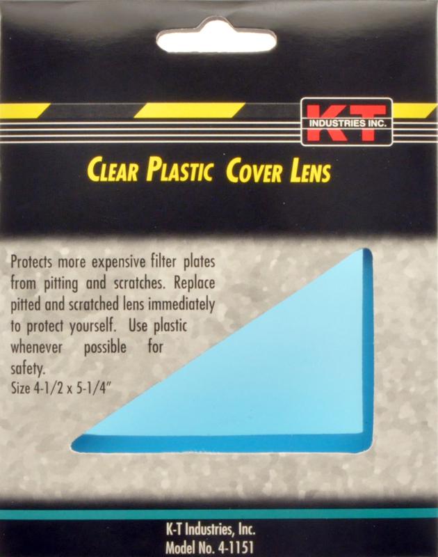 4-1151 4X5 Clear Plastic Lens